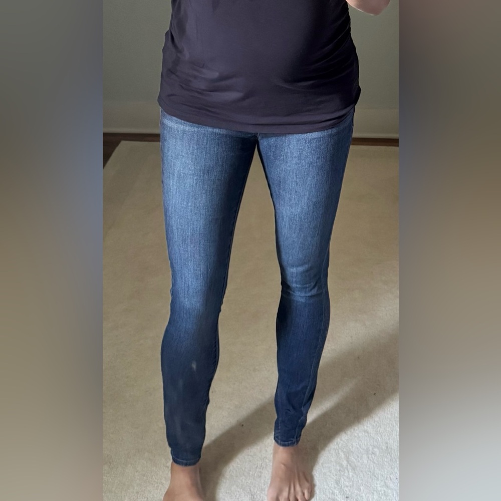 Maternity Skinny Jeans with Belly Band